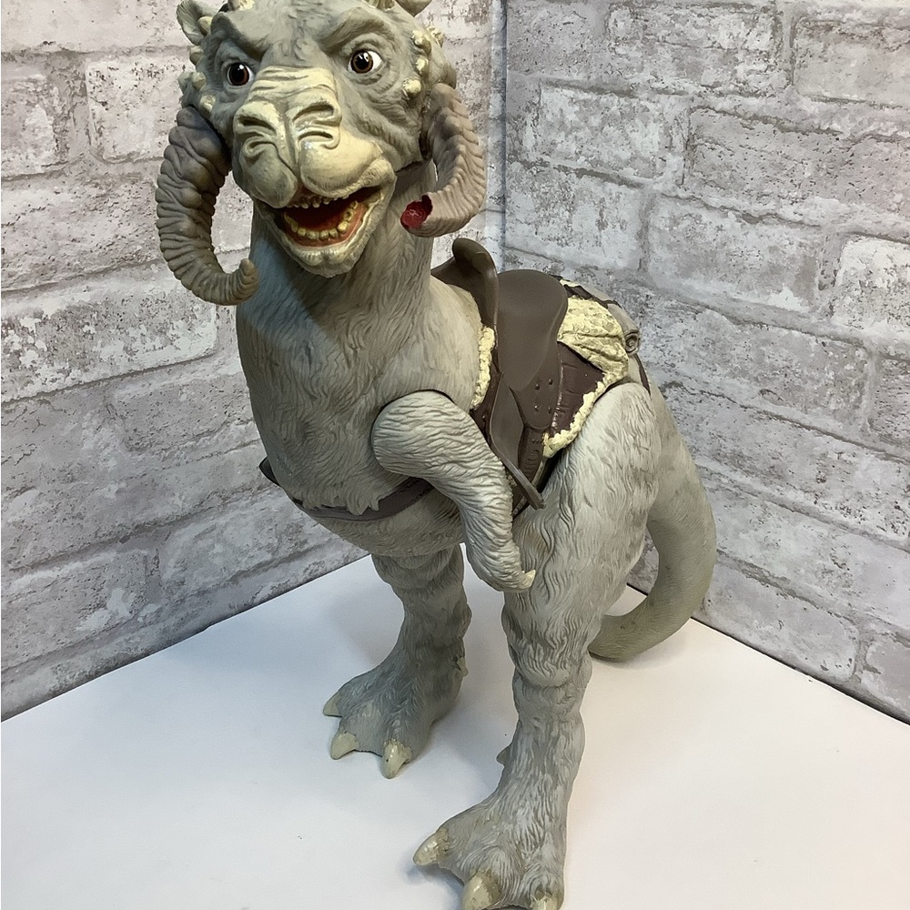 Star Wars 16” Tauntaum Hasbro Hoth 2002 Toy Vintage Rare Broken Bloody Horn HTF